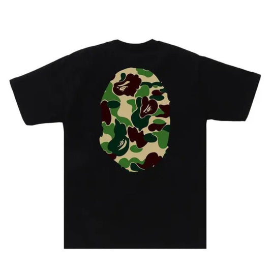 BAPE ABC Camo Big Ape Head Tee (BLACK/GREEN)