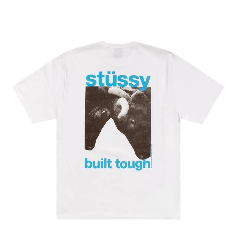 Stussy Tee Built Tough (WHITE)
