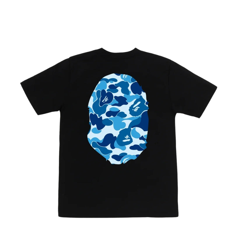 BAPE ABC Camo Big Ape Head Tee (BLACK/BLUE) LADIES