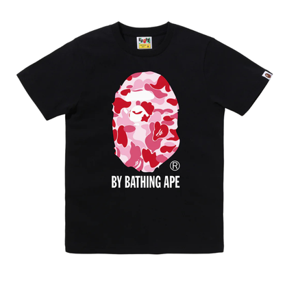 BAPE ABC Camo By Bathing Ape Tee (BLACK/PINK) LADIES