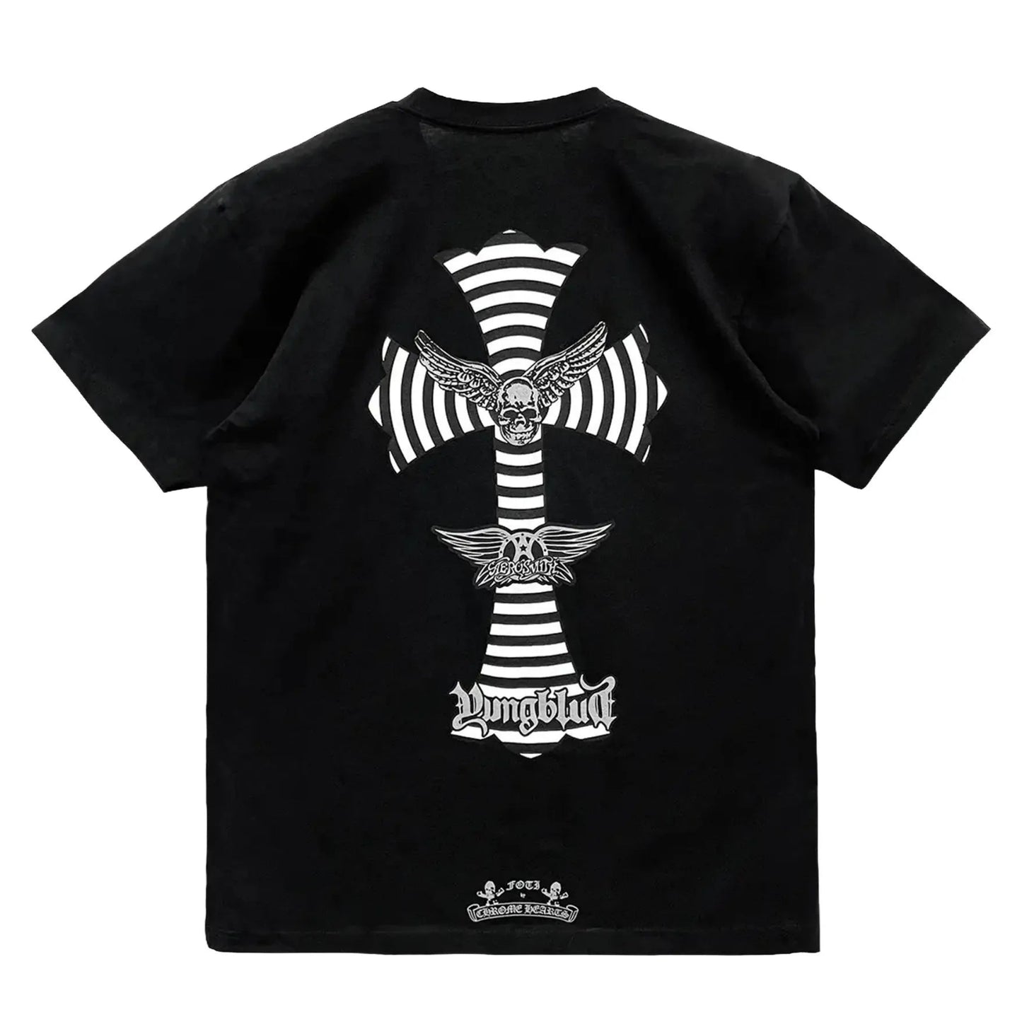 Chrome Hearts x Yungblud x Aerosmith x Foti T-Shirt (BLACK)