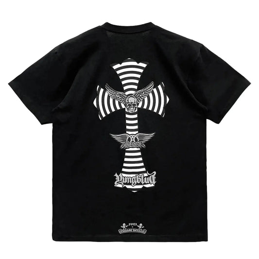 Chrome Hearts x Yungblud x Aerosmith x Foti T-Shirt (BLACK)
