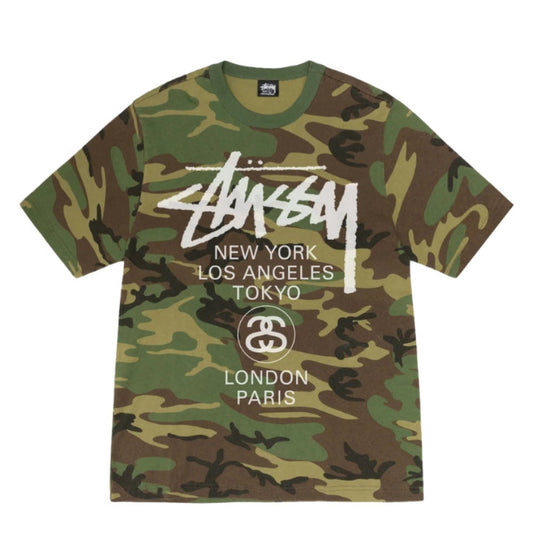 Stussy Tee 世界巡演 2024 (迷彩)