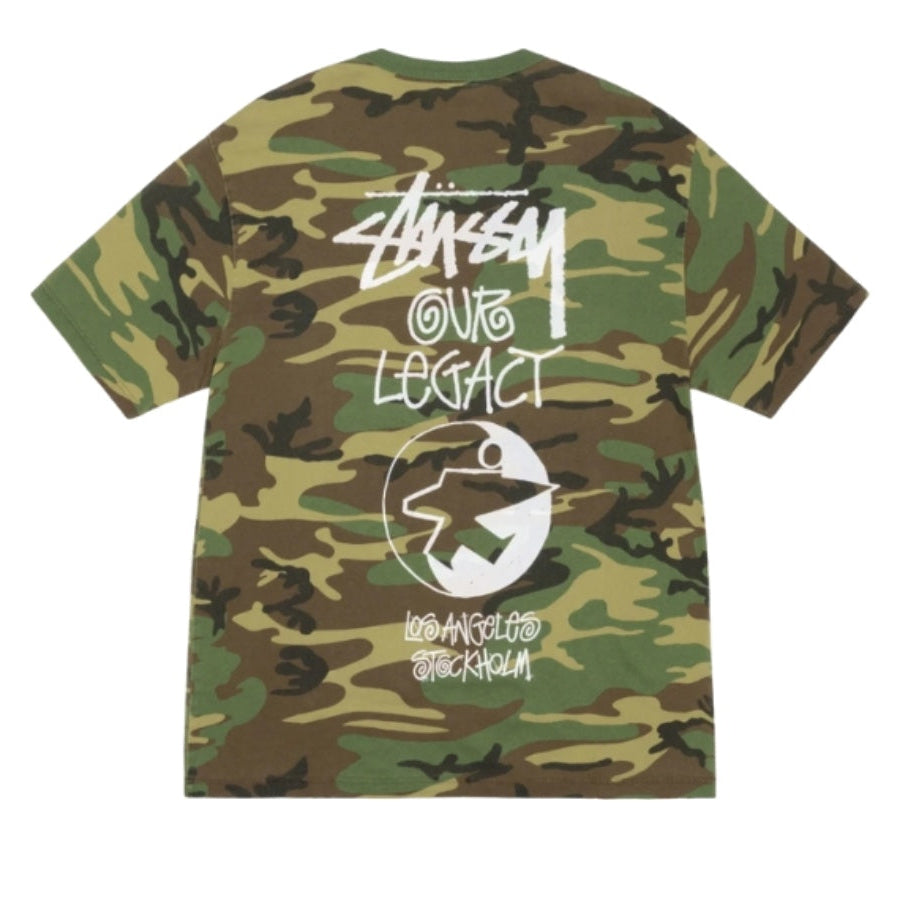 Stussy x Our Legacy Tee Surfman Pigment Dyed (CAMO)