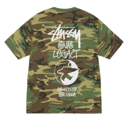 Stussy x Our Legacy Tee Surfman Pigment Dyed (CAMO)