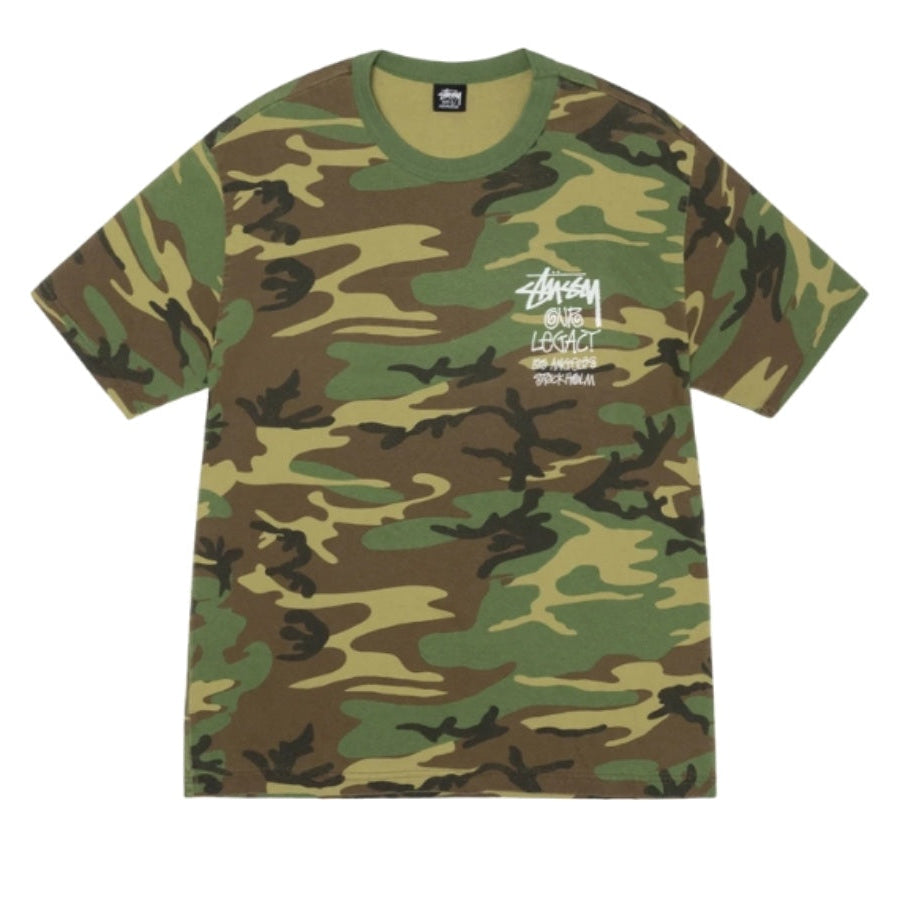 Stussy x Our Legacy Tee Surfman Pigment Dyed (CAMO)