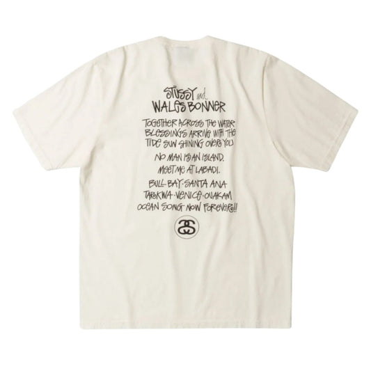 Stussy x Wales Bonner Tee Ocean song (IVORY)