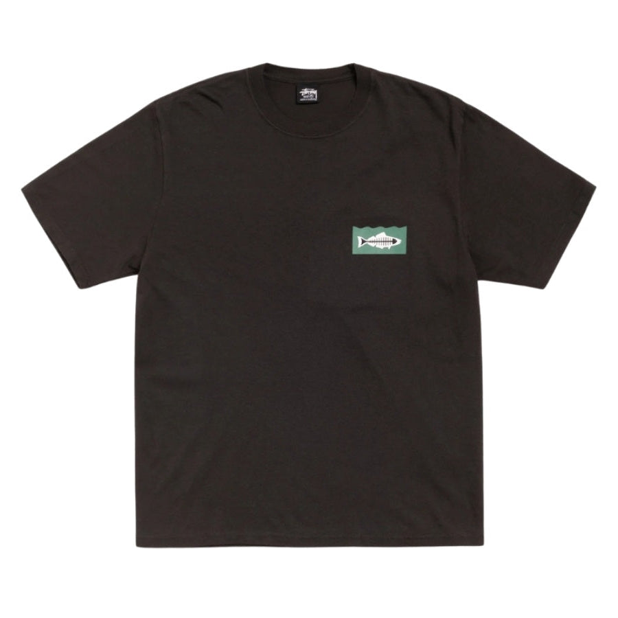 Stussy Tee Heal The Bay 40 Pigment Dyed (BLACK)
