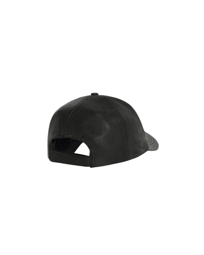 Stussy Low Profile Leather Strapback (BLACK)