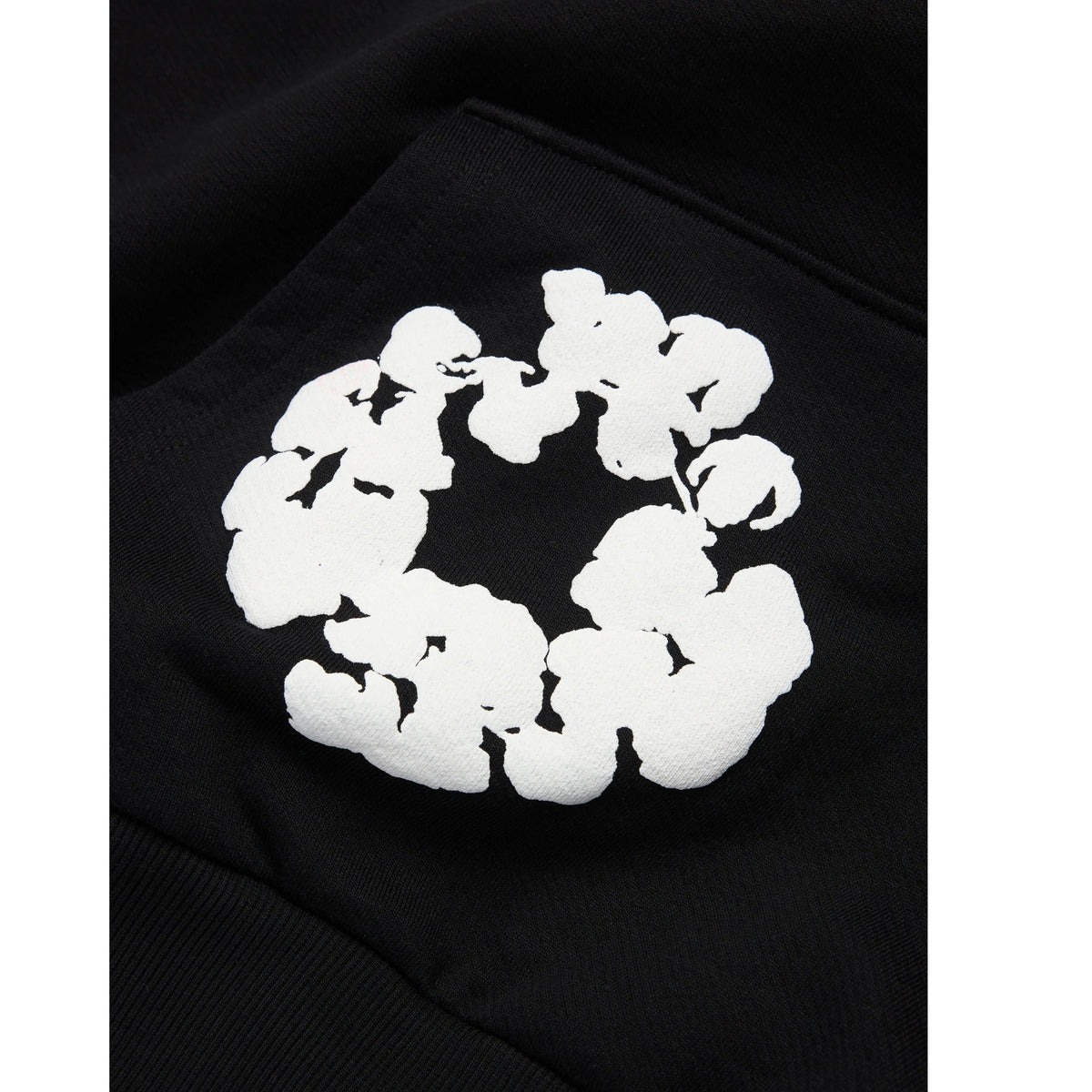 Denim Tears Cotton Wreath Hoodie (BLACK)