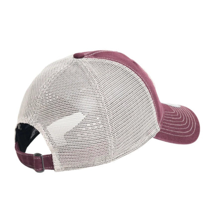 Stussy X New Era 9twenty 水洗基础卡车帽 (酒红色)