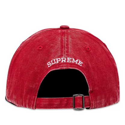 Supreme Pigment Coated S Logo 6-Panel (RED)