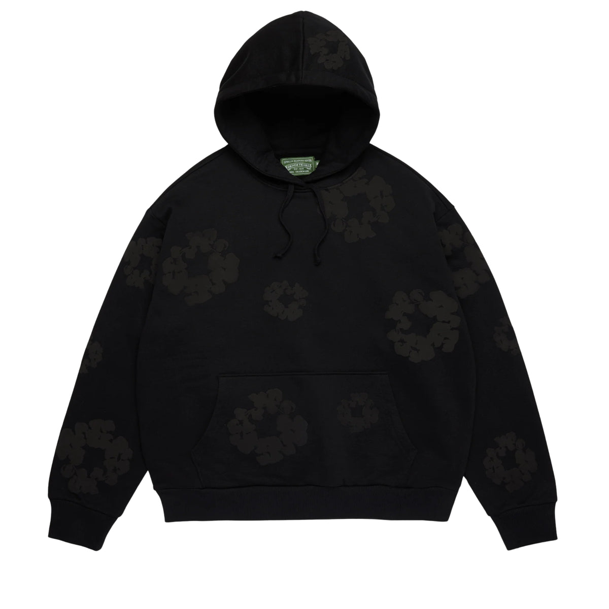 Denim Tears Mono Cotton Wreath Hoodie (BLACK)