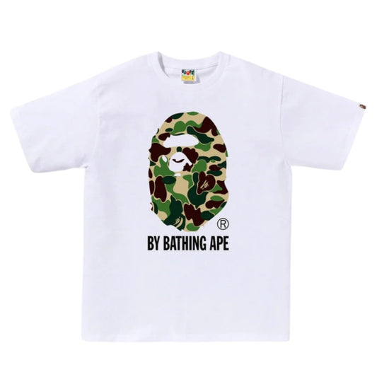 BAPE ABC Camo By Bathing Ape Tee (WHITE/GREEN)