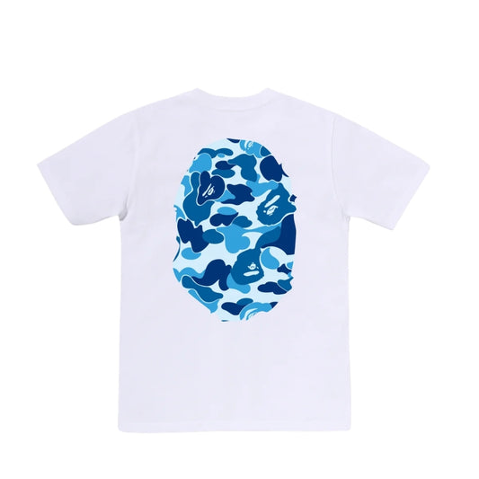 BAPE ABC Camo Big Ape Head Tee (WHITE/BLUE) LADIES