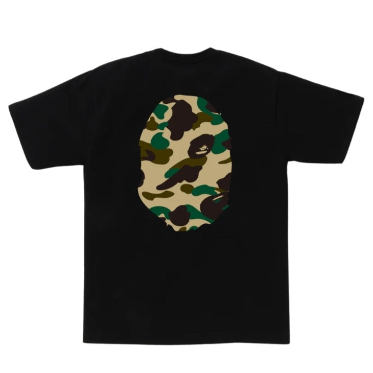 BAPE 1st Camo Big Ape Head Tee (BLACK/YELLOW)