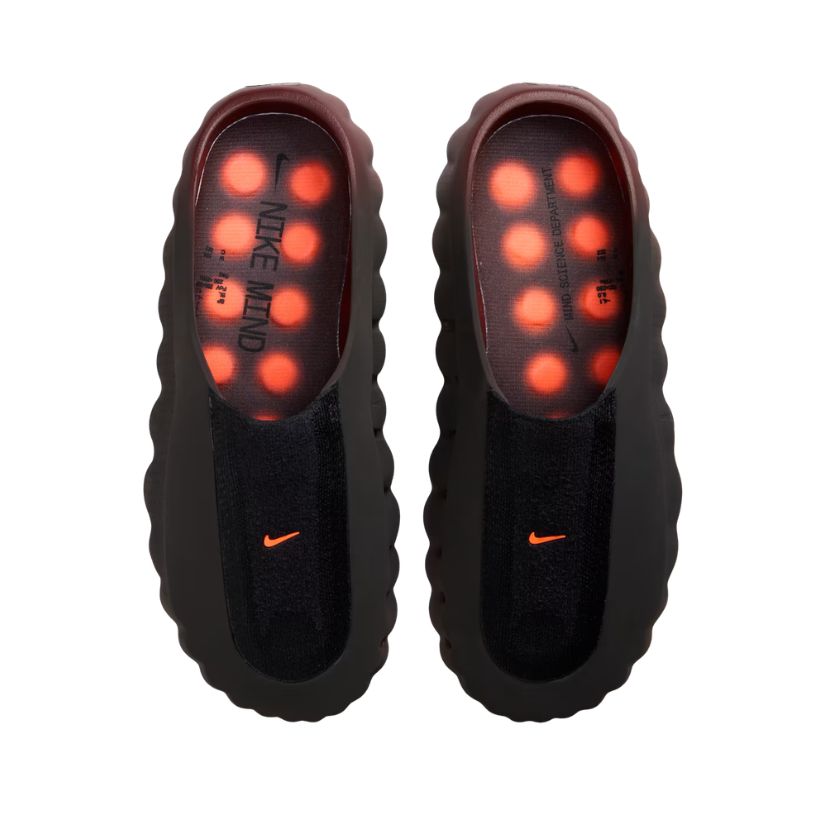 Nike Mind 001 Flyknit Slide Bronze Eclipse Total Orange