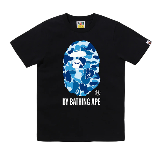 BAPE ABC Camo By Bathing Ape Tee (BLACK/BLUE) LADIES
