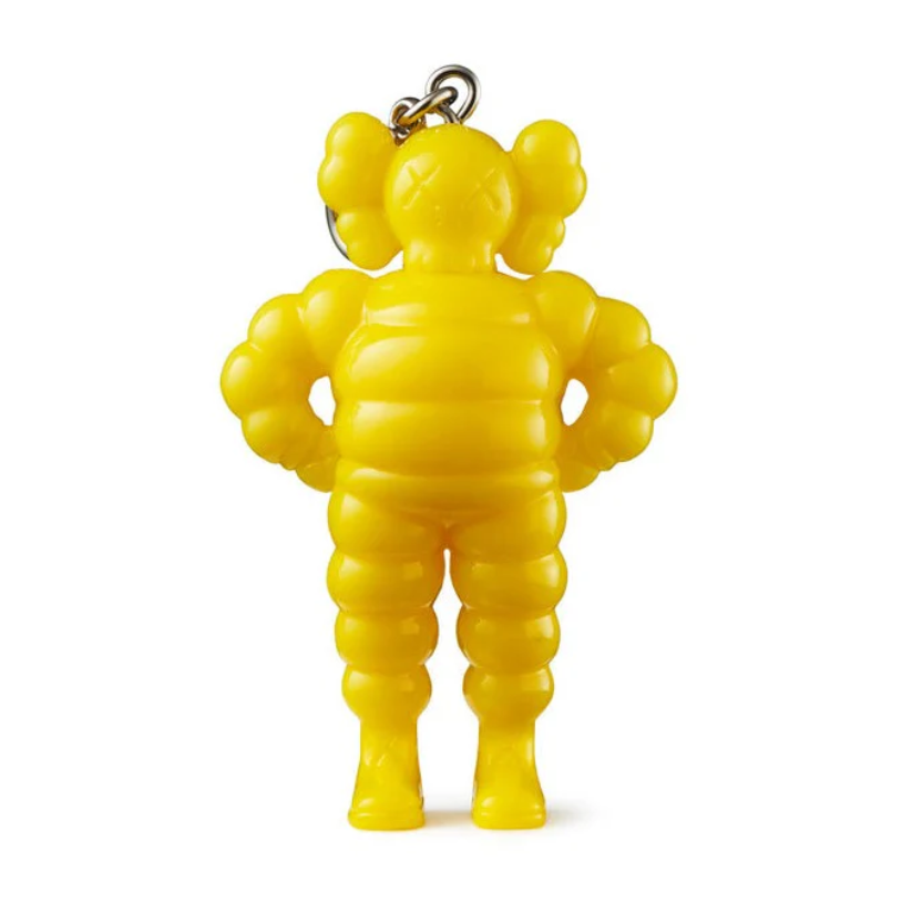 KAWS Tokyo First Chum Keychain Set (2021) Clear/White/Black/Yellow/Pink