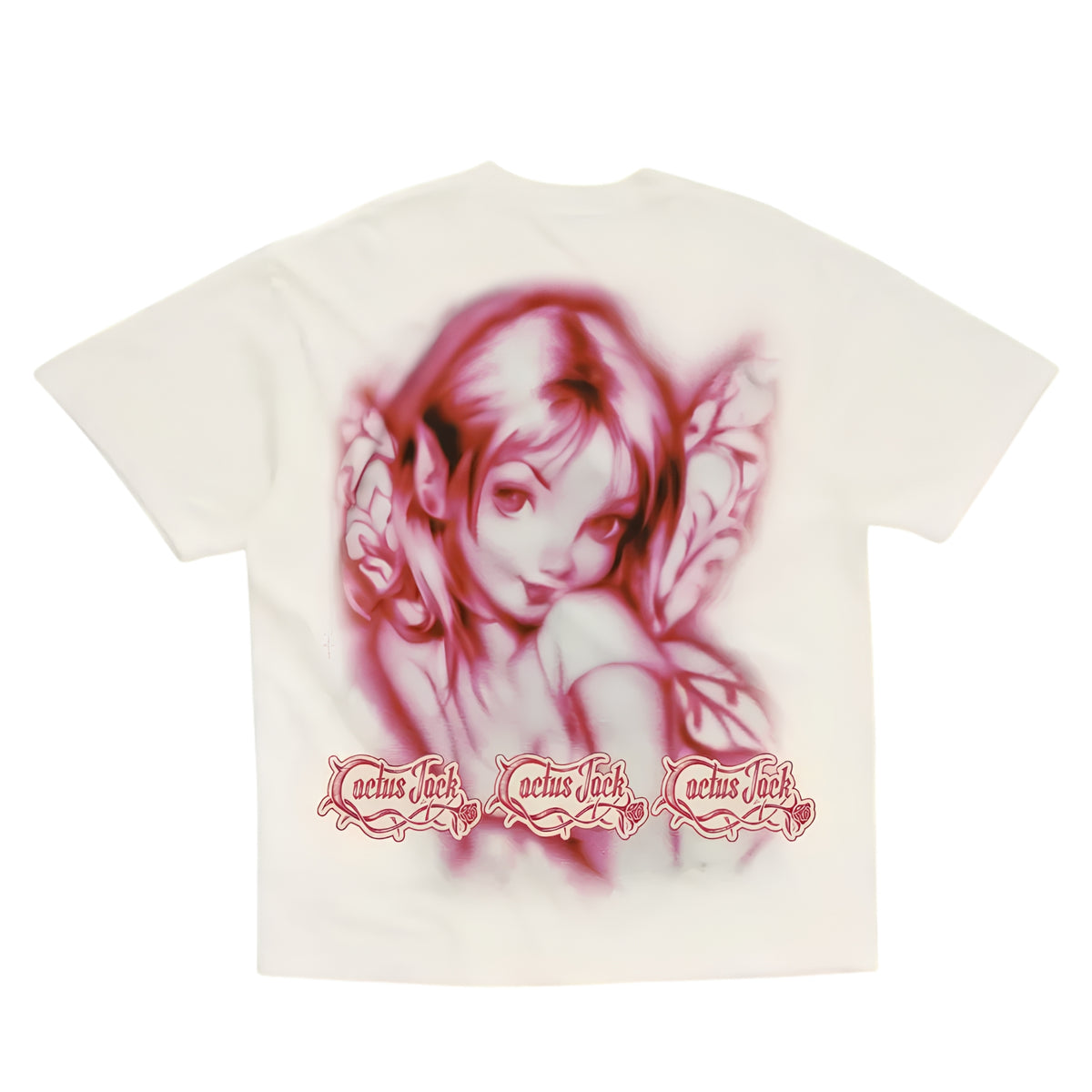 Travis Scott Cactus Jack Airbrush Angel Tee (WHITE)