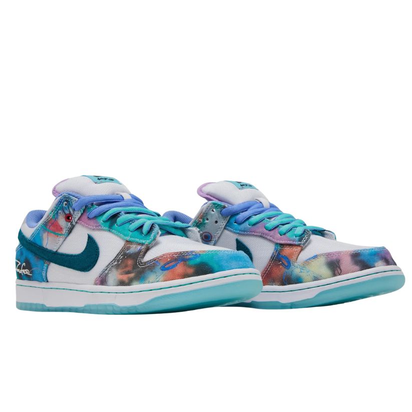 Nike SB Dunk Low X Futura Laboratories Bleached Aqua