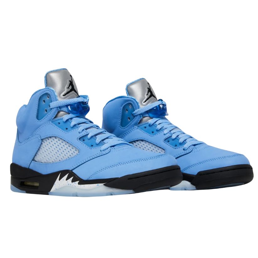 Nike Jordan 5 Retro UNC University สีน้ำเงิน