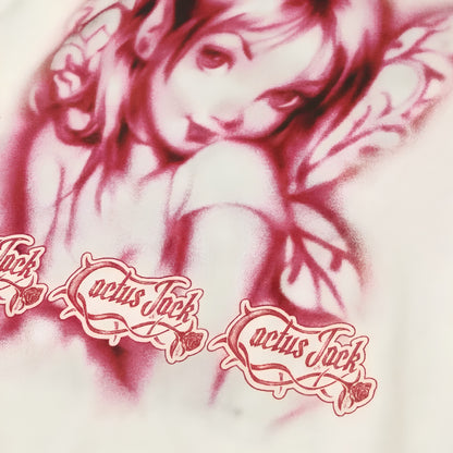 Travis Scott Cactus Jack Airbrush Angel Tee (WHITE)