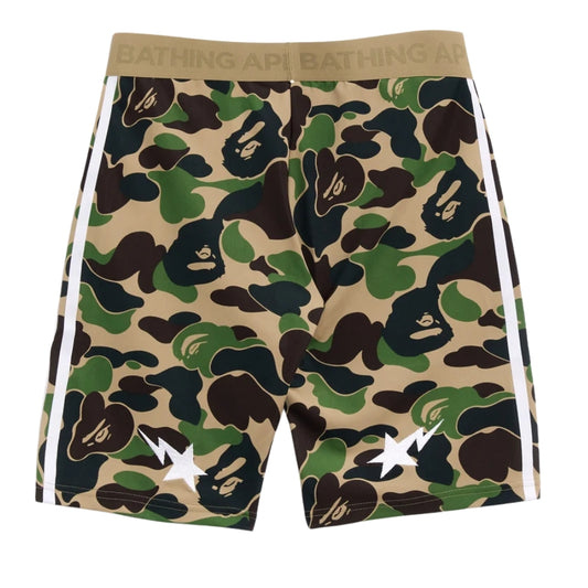 adidas x BAPE Football Leggings Slim Shorts (GREEN)