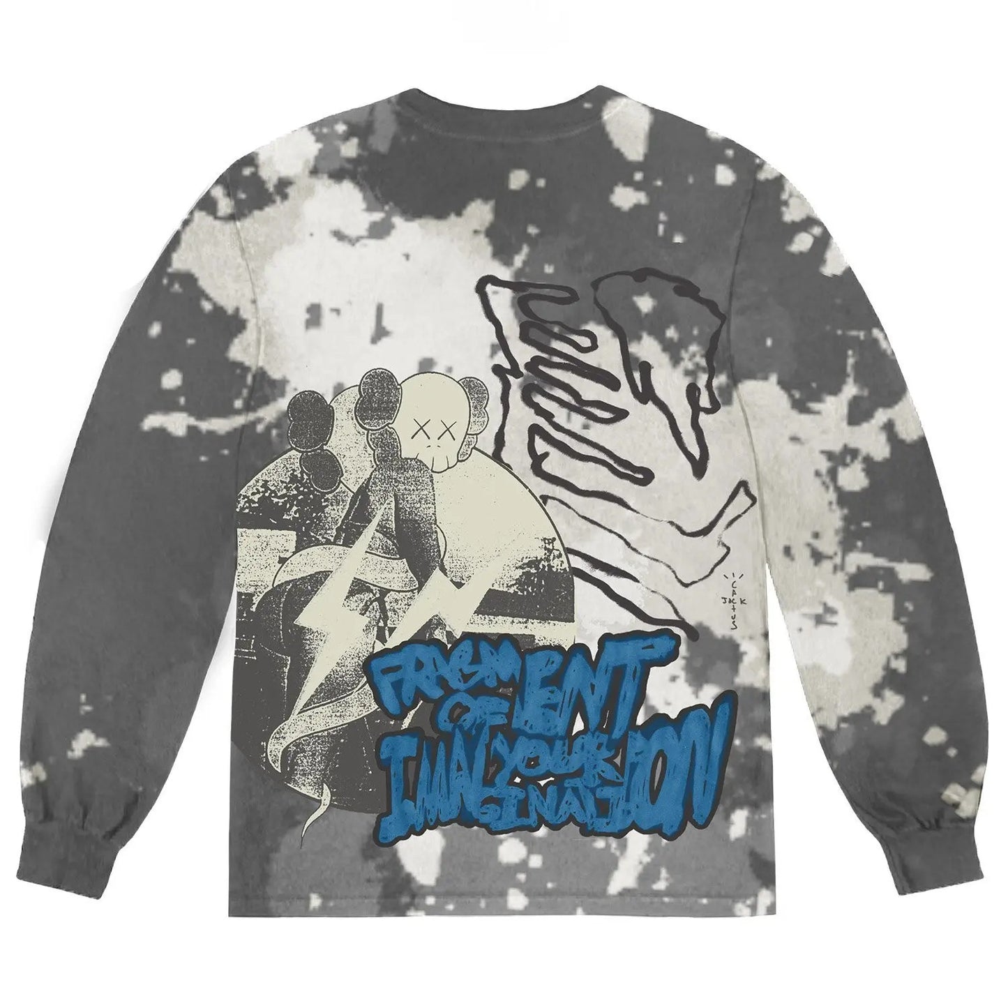 Travis Scott Cactus Jack x Kaws x Fragment L/S (TIE DYE)