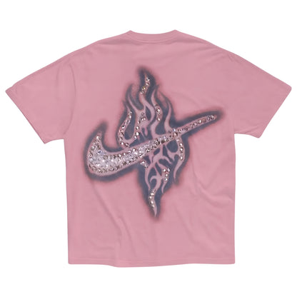 Travis Scott Cactus Jack x Nike Rhinestone Tee (PINK)