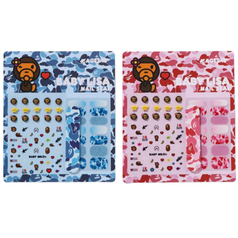 BAPE x Lisa Nail Seal Set