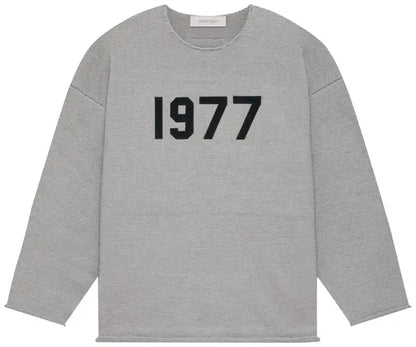 FOG – ESSENTIALS Raw Edge Sweater (DARK OATMEAL)