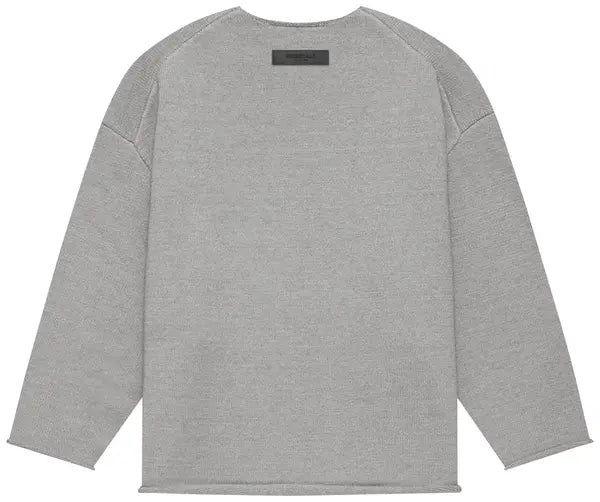 FOG – ESSENTIALS Raw Edge Sweater (DARK OATMEAL)