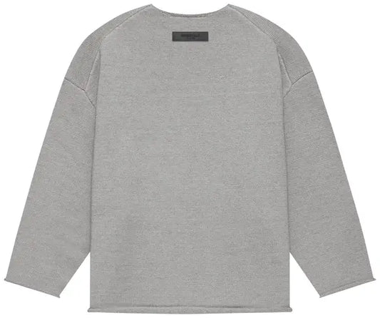 FOG – ESSENTIALS Raw Edge Sweater (DARK OATMEAL)