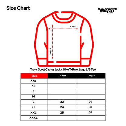 Travis Scott Cactus Jack x Nike T-Rexx Logo L/S Tee
