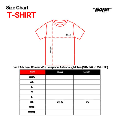 Saint Michael X Sean Wotherspoon Astronaught Tee (VINTAGE WHITE)