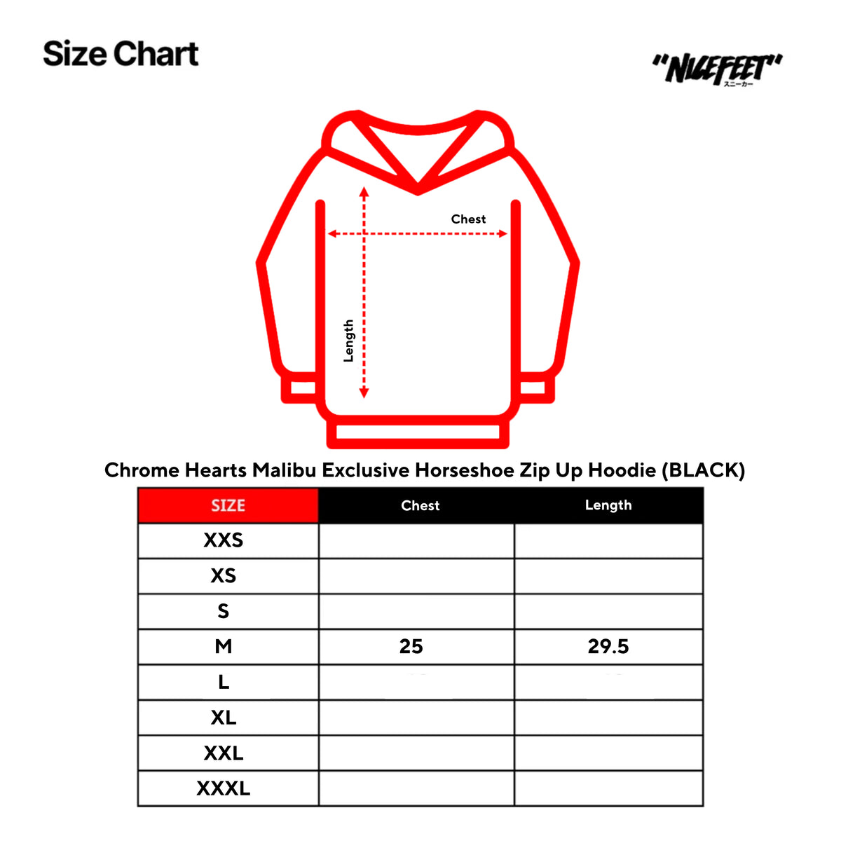 Chrome Hearts Malibu Exclusive Horseshoe Zip Up Hoodie (BLACK)