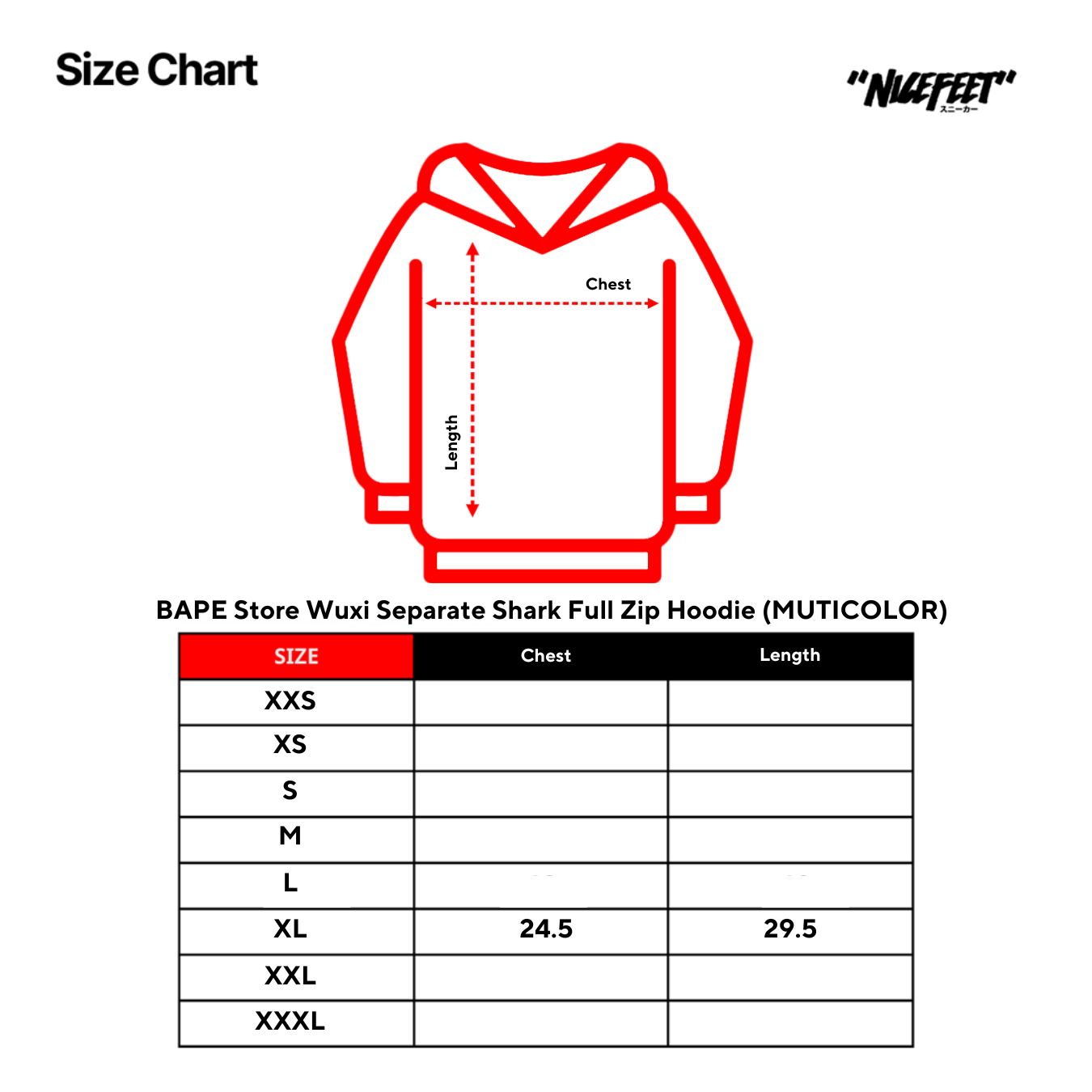 BAPE Store Wuxi Separate Shark Full Zip Hoodie (MUTICOLOR)