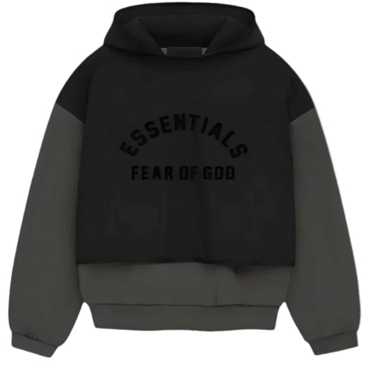 FOG – ESSENTIALS Nylon Fleece Hoodie Sweater (INK/JET BLACK)