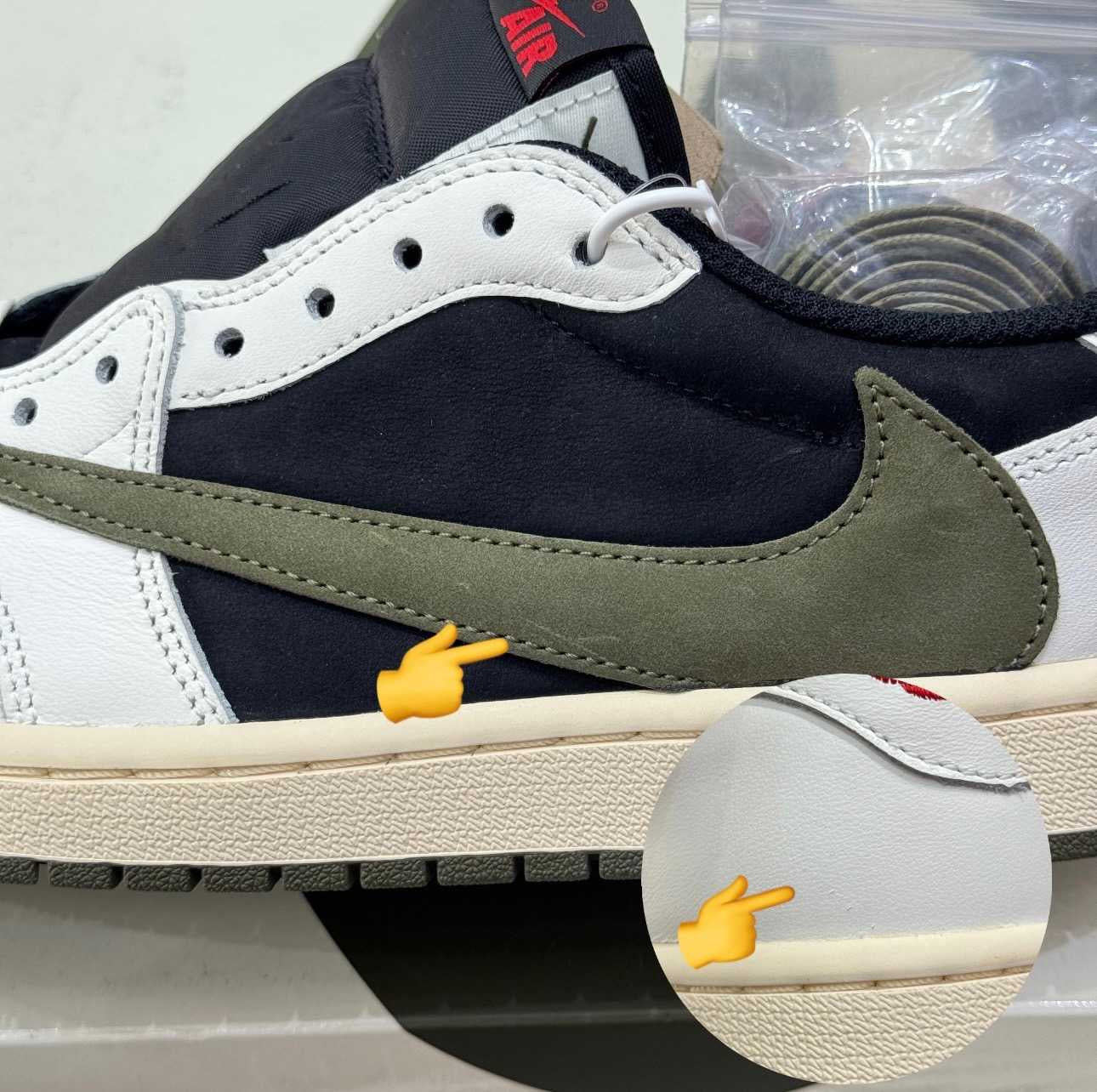 Nike Jordan 1 Retro Low OG SP X Travis Scott Olive (W)