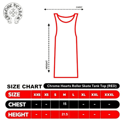 Chrome Hearts Roller Skate Tank Top (RED)