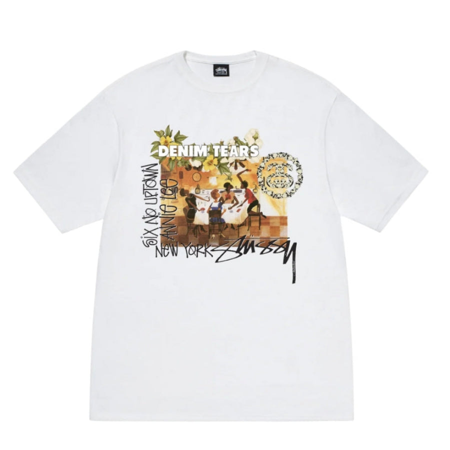 Stussy X Denim Tears Tee Annie Lee (WHITE)