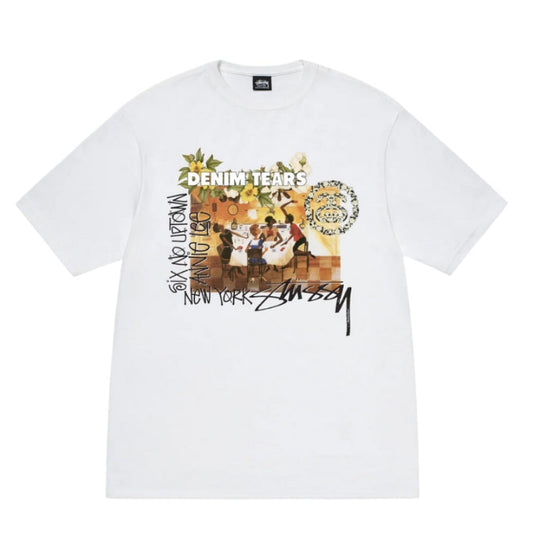 Stussy X Denim Tears Tee Annie Lee (WHITE)