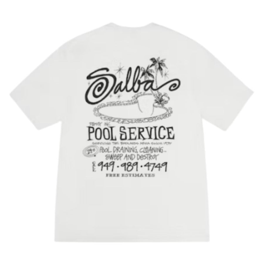 Stussy Tee Pool Service Pigment Dyed (NATURAL)