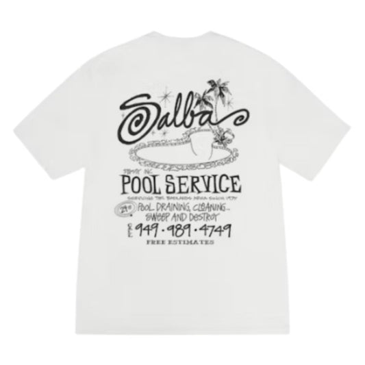 Stussy Tee Pool Service Pigment Dyed (NATURAL)