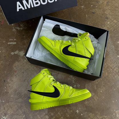 Nike Dunk High AMBUSH Flash “Lime”