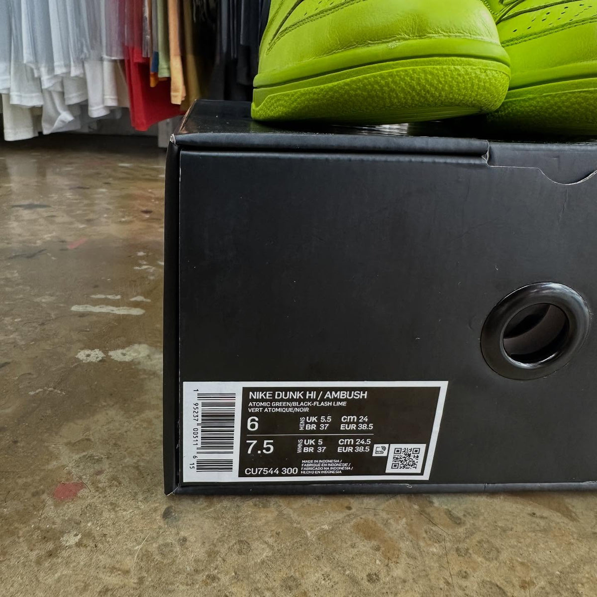 Nike Dunk High AMBUSH Flash “Lime”
