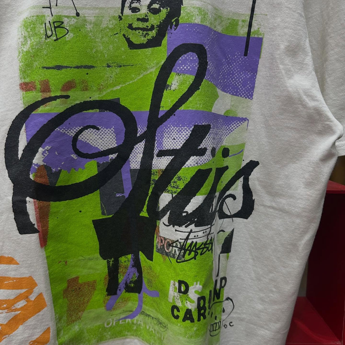 Stussy Tee Carson Dino (WHITE)