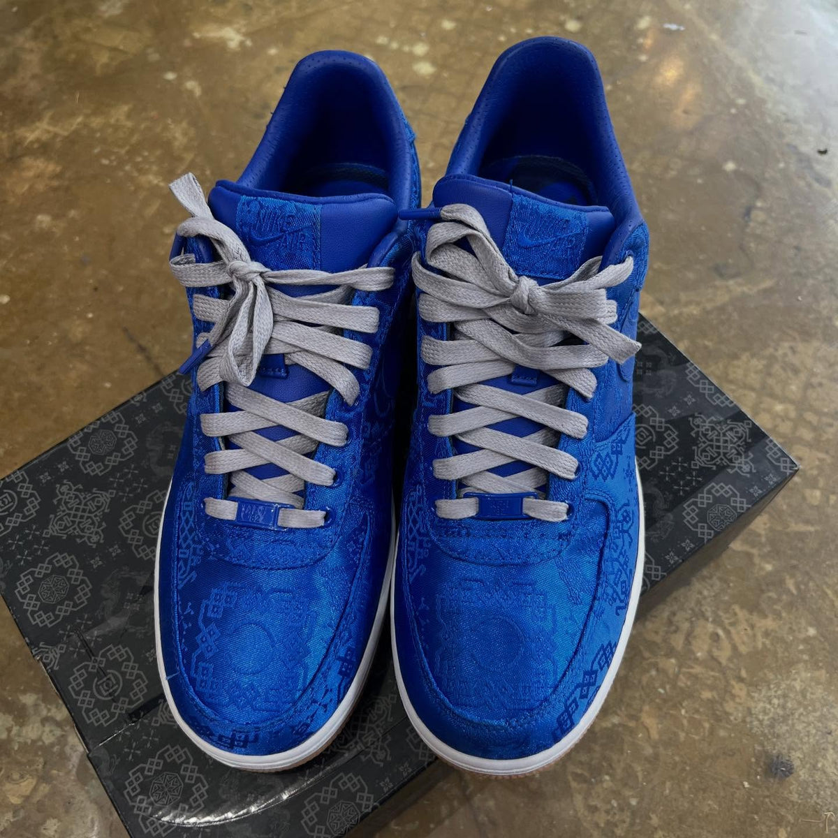 Nike AF1 X Clot Blue