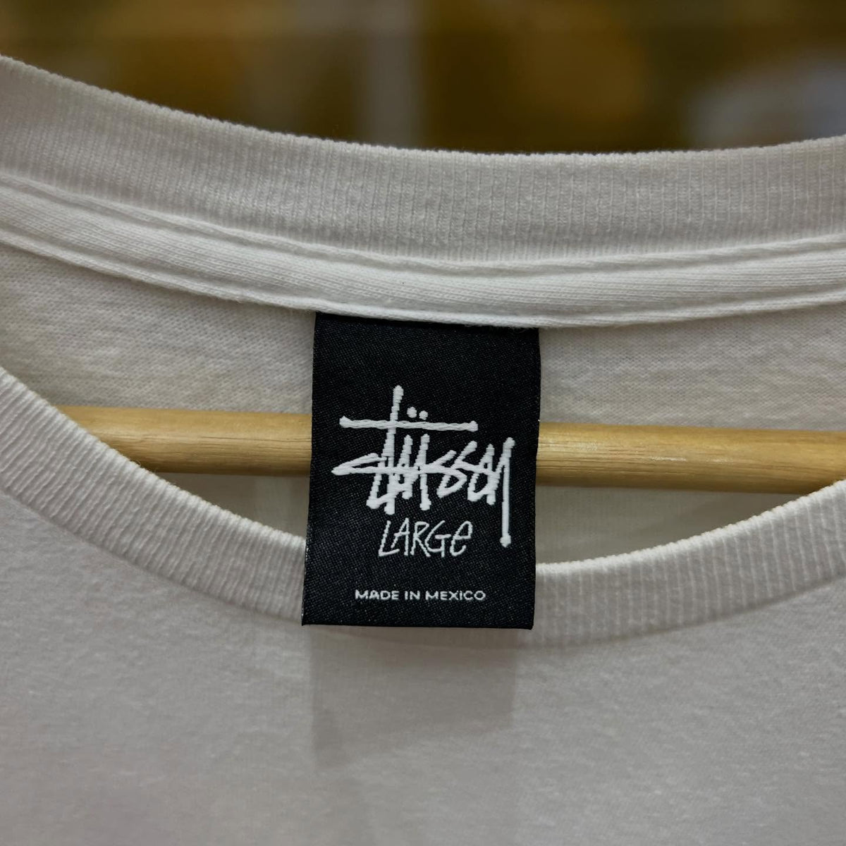 STUSSY X BAPE camo skull head t-shirt (WHITE)